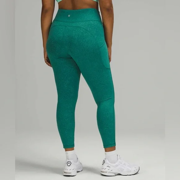 NWOT Lululemon Invigorate High-Rise Tight 25” in Crunch Teal Lagoon size 2 - Picture 2 of 9